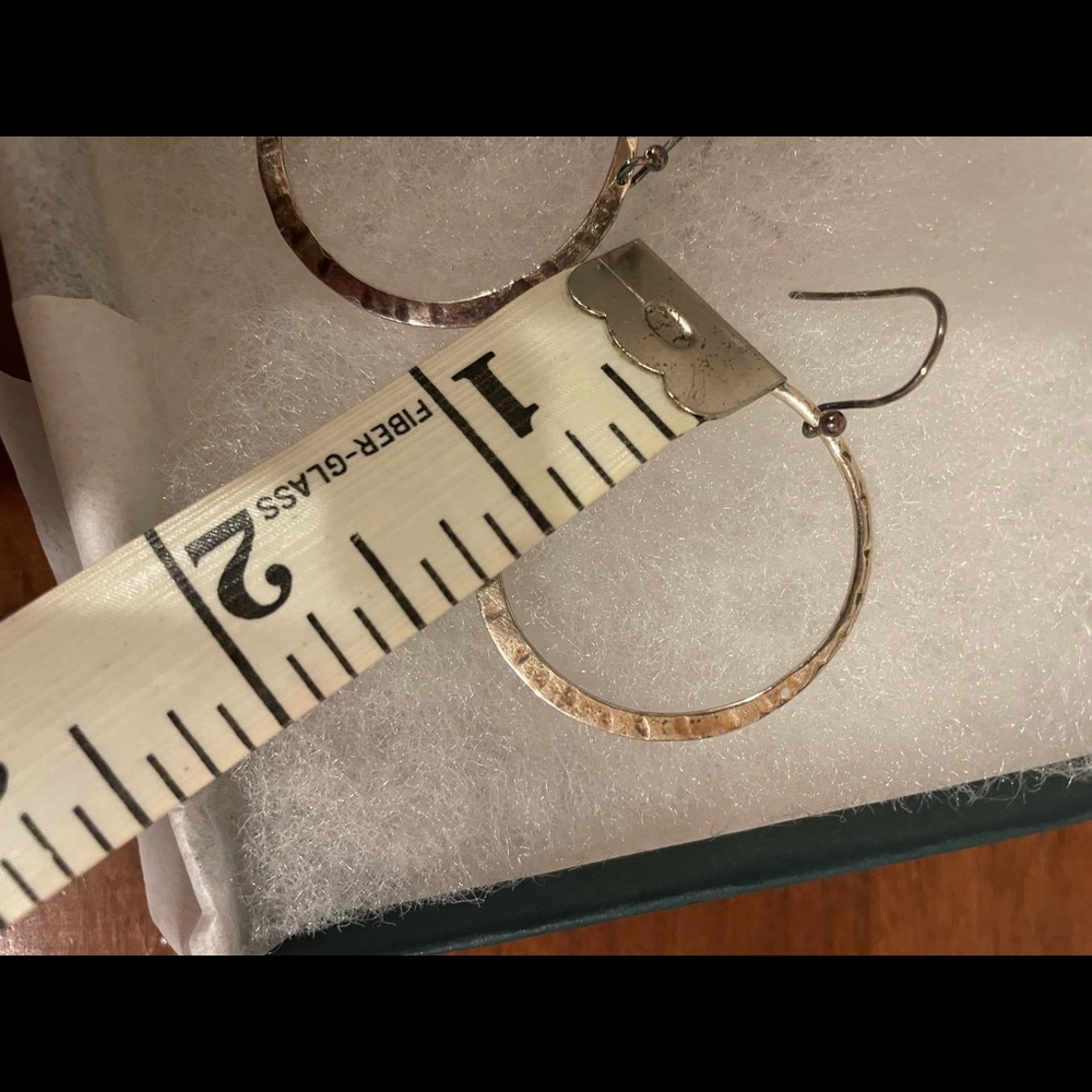 Silver hoops